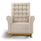 Poltrona De Amamentação Manu Linho Areia Tc183 Base Balanço D