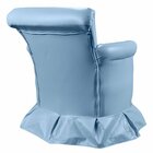 Poltrona De Amamentação Nana Com Balanço E Puff Azul