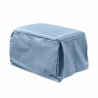 Poltrona De Amamentação Nana Com Balanço E Puff Azul