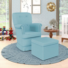 Poltrona De Amamentação Pandora Balanço E Puff Quasar A-043 C