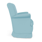 Poltrona De Amamentação Pandora Com Balanço A-043 Couro Azul
