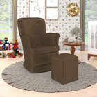 Poltrona De Amamentação Pandora Com Balanço E Puff Izar N-029