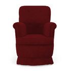 Poltrona De Amamentação Pandora Com Balanço Z-001 Sued Vermel