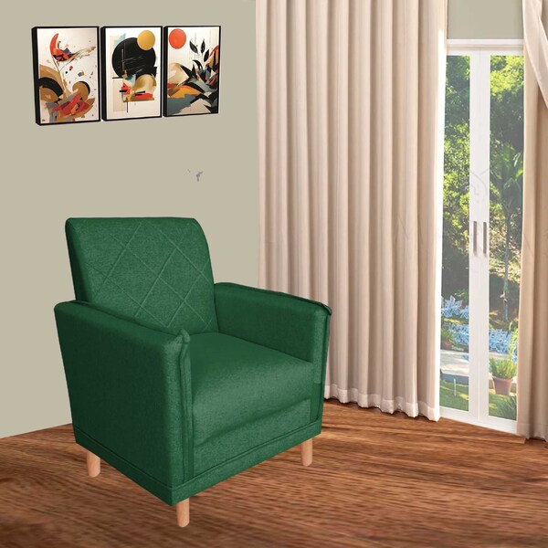 Poltrona De Amamentação Para Descanso Maite Verde