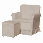 Poltrona De Amamentação Para Mamãe Catarina Balanço E Puff Su