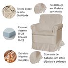 Poltrona De Amamentação Para Mamãe Catarina Balanço E Puff Su