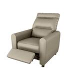 Poltrona De Amamentação Reclinável Corino Bege Pancake Shop Jm