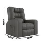 Poltrona De Amamentação Reclinável Corino Cinza Accura Shop Jm