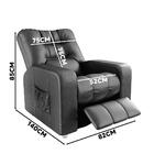 Poltrona De Amamentação Reclinável Corino Cinza Accura Shop Jm