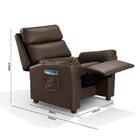 Poltrona De Amamentação Reclinável Corino Marrom Manu Shop Jm
