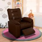 Poltrona De Amamentação Reclinável Corino Marrom Orchid Shop