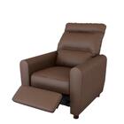 Poltrona De Amamentação Reclinável Corino Marrom Pancake Shop