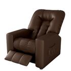 Poltrona De Amamentação Reclinável Corino Marrom Panda Shop Jm