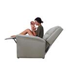 Poltrona De Amamentação Reclinável Sued Bege Yumi