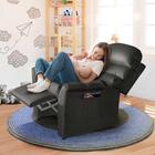 Poltrona De Amamentação Reclinável Suede Cinza Ryan Shop Jm