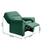 Poltrona De Amamentação Reclinável Suede Verde Água Estônia S