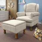 Poltrona De Amamentação Sabrina Fixa Com Puff - Phoenix Baby