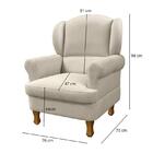 Poltrona De Amamentação Sabrina Fixa Com Puff - Phoenix Baby