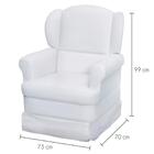 Poltrona De Amamentação Sabrina Fixa - Phoenix Baby Branco