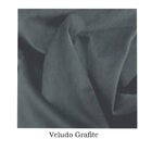 Poltrona De Amamentação Stella Veludo Grafite - Casa Chick