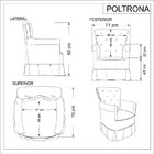 Poltrona de Amamentação Ternura com Balanço e Puff