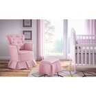 Poltrona de Amamentação Ternura com Balanço e Puff