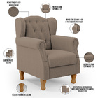 Poltrona De Amamentação Yara P02 Com Puff Paris Luis Xv L02 B