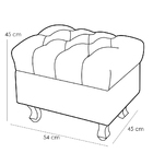 Poltrona De Amamentação Yara P02 Com Puff Paris Luis Xv L02 B