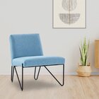 Poltrona De Aproximação Íris  Azul Claro