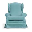 Poltrona De Balanço Berger Da Mamãe-armazem Da Mobilia - Azul