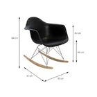 Poltrona De Balanço Dkr Eames Azul