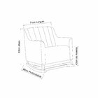 Poltrona De Balanço E Amamentação Mel/cinza