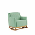 Poltrona De Balanço E Amamentação Mel/verde Água
