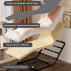 Poltrona De Balanço Lazy Cinza