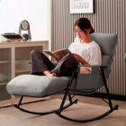 Poltrona De Balanço Lazy Cinza