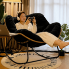 Poltrona De Balanço Nut White Arrow Preto