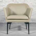 Poltrona De Couro Legítimo Cristie Fendi