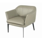 Poltrona De Couro Legítimo Cristie Fendi