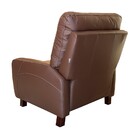 Poltrona De Couro Reclinável Paxton M06 Cor Café 490 - Amaren