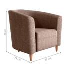 Poltrona De Descanço Birigui Boucle Marrom