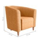 Poltrona De Descanço Pietra Boucle Mostarda