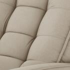 Poltrona De Descanso Reclinável Bege Suede Zane Shop Jm