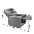 Poltrona De Descanso Velveteen Cinza 334 Pequim Shop Jm