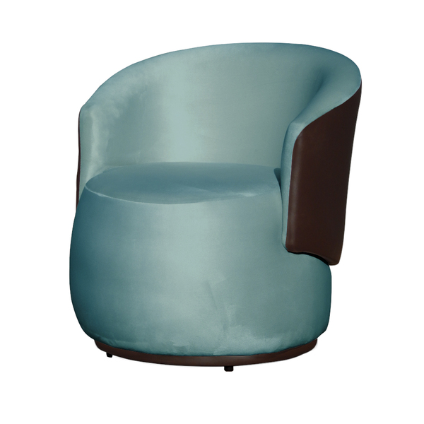 Poltrona De Design Orgânico Confortável Beatriz Tecido Veludo