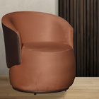 Poltrona De Design Orgânico Confortável Beatriz Tecido Veludo