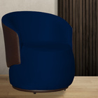 Poltrona De Design Orgânico Confortável Beatriz Tecido Veludo