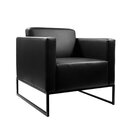 Poltrona De Espera Martiflex Show 1 Lugar Com Base Em Aço Tub