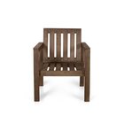 Poltrona De Jardim Madeira Maciça Yescasa Nogueira