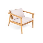 Poltrona de Jardim para Relaxar Madeira 66x67,5cm Polisten Castanho Lima Butzke