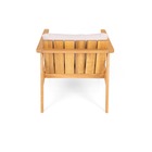 Poltrona de Jardim para Relaxar Madeira 66x67,5cm Polisten Castanho Lima Butzke